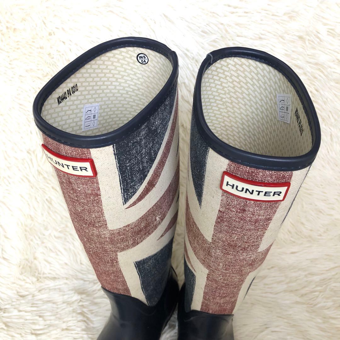 ハンター　HUNTER　レインブーツ　ユニオンジャック　UK6 限定品　長靴