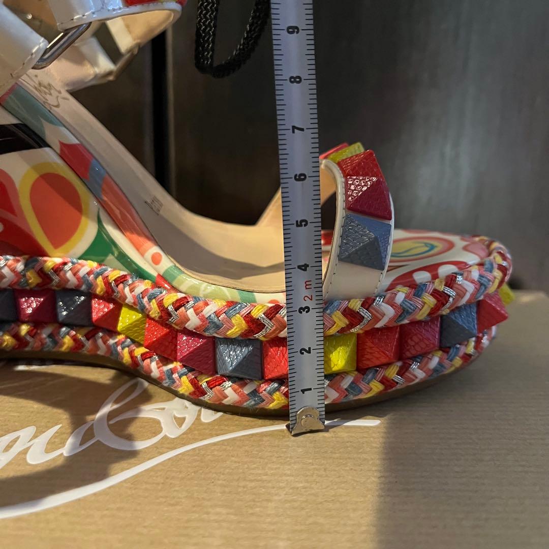 Christian Louboutin ストラップ　サンダルウェッジソール箱あり