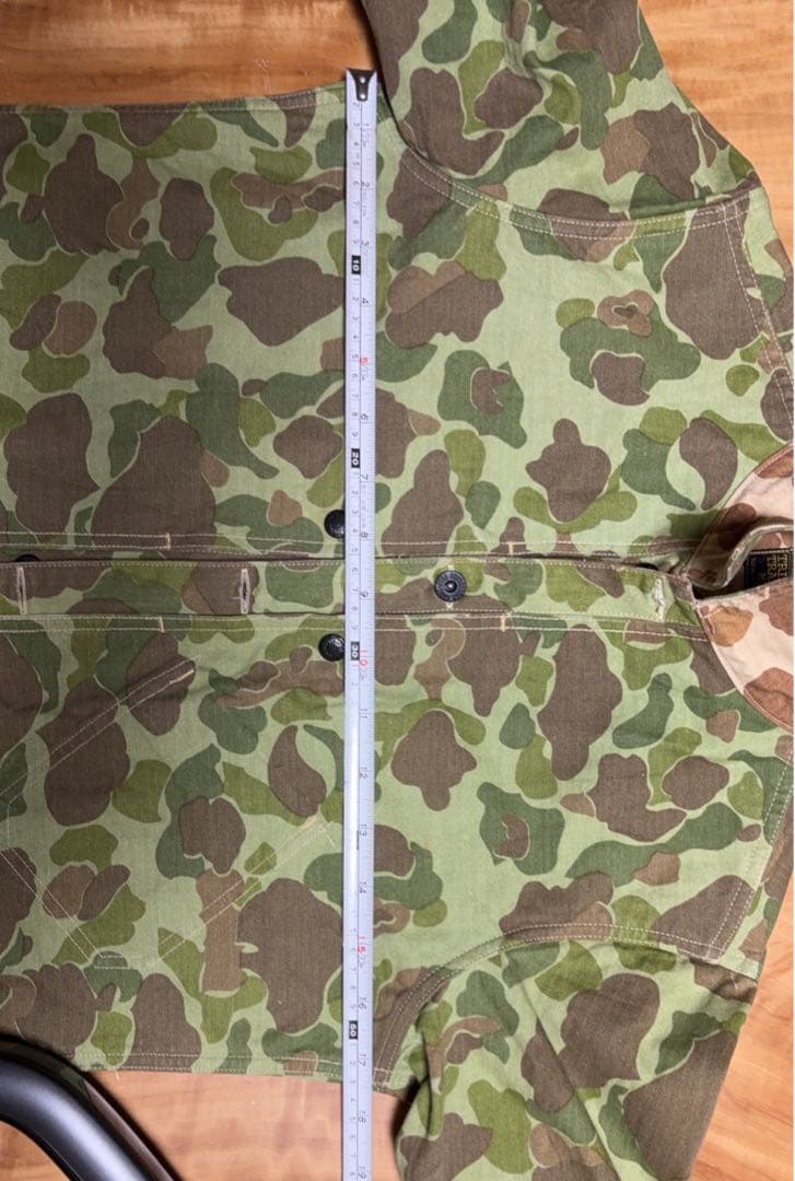 コリンボ カモフラージュ コットン ミリタリージャケット