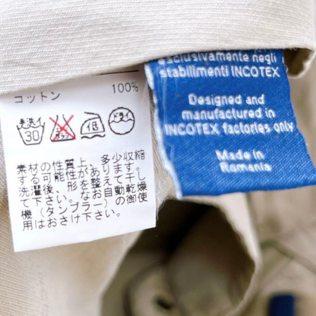 INCOTEX インコテックス カーゴパンツ ベージュ (50) サイドポケット