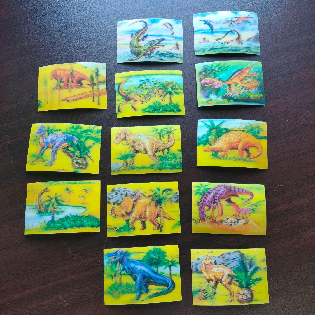 明治 昭和レトロ 超立体3Dカード 怪物ワールド　恐竜