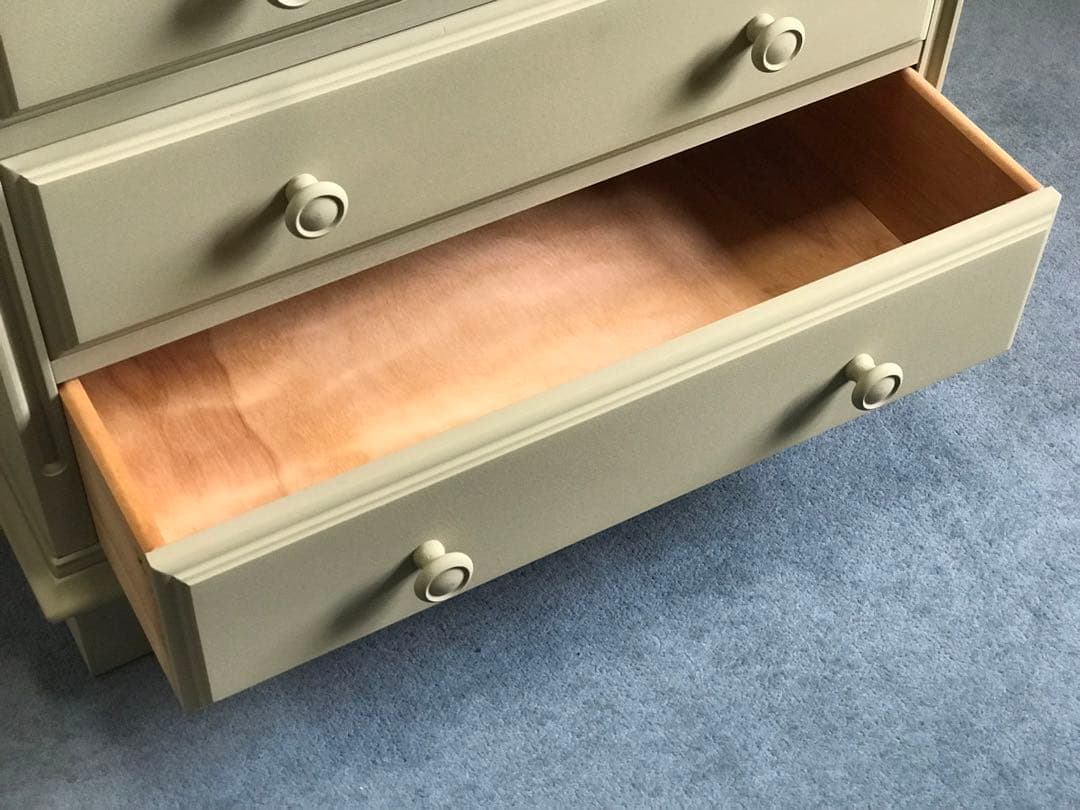 Country Chest of Drawersカントリーチェスト　オリブグレー