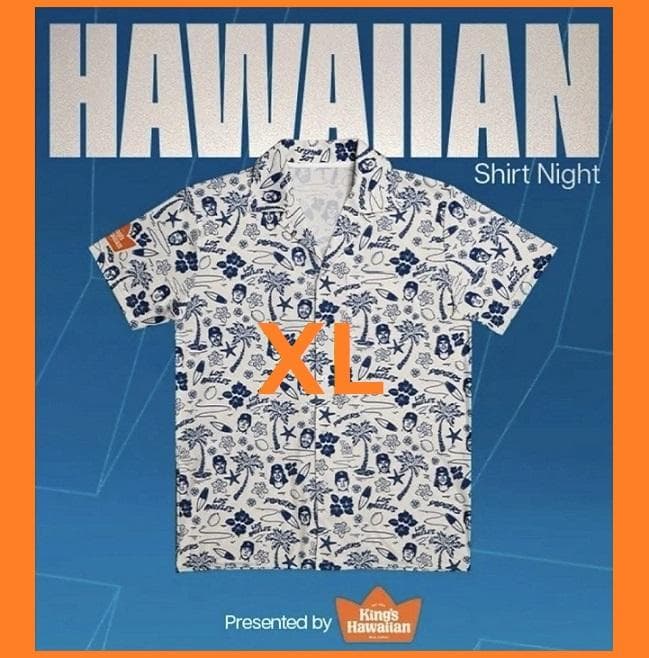 ボ*ー様 希少 入手困難 7/1 球場配布 ドジャース ハワイアンシャツ XLサ