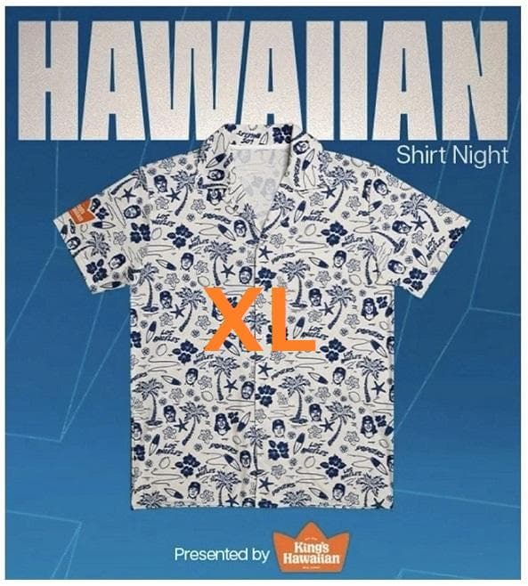 ボ*ー様 希少 入手困難 7/1 球場配布 ドジャース ハワイアンシャツ XLサ