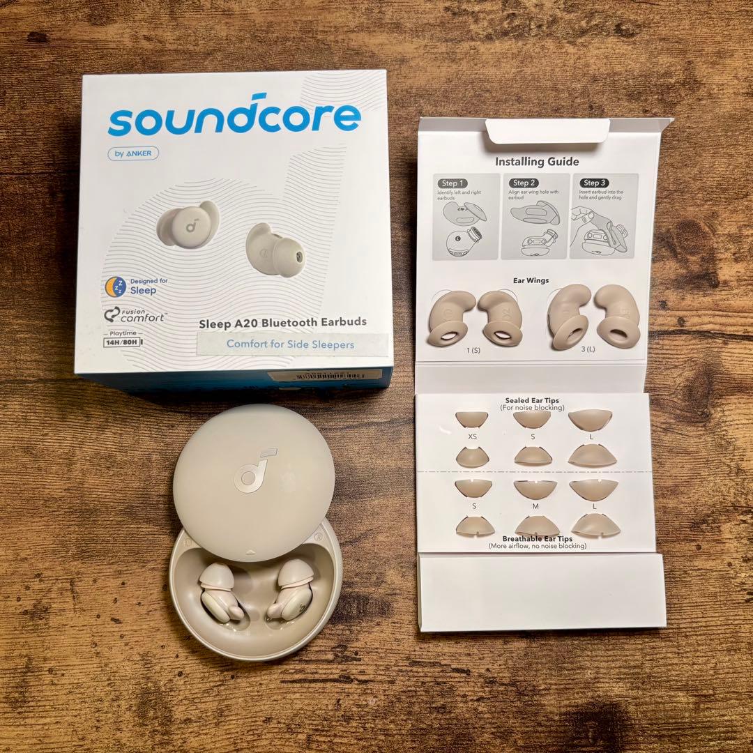 Anker Soundcore Sleep A20 Bluetooth イヤホン