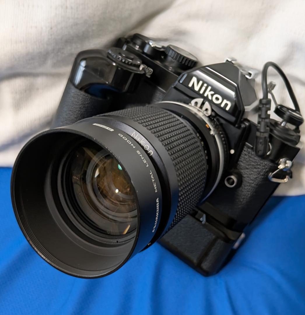 美品 Nikon FM2 黒色 確認済 35-105mm+MD-12+MF-12