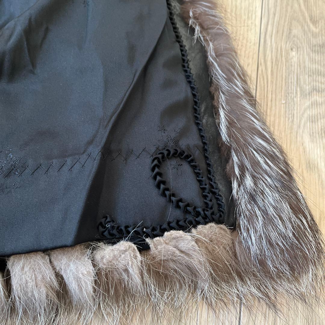【極美品】金サガ SAGA FURSフォックス ファーコート ゴージャス