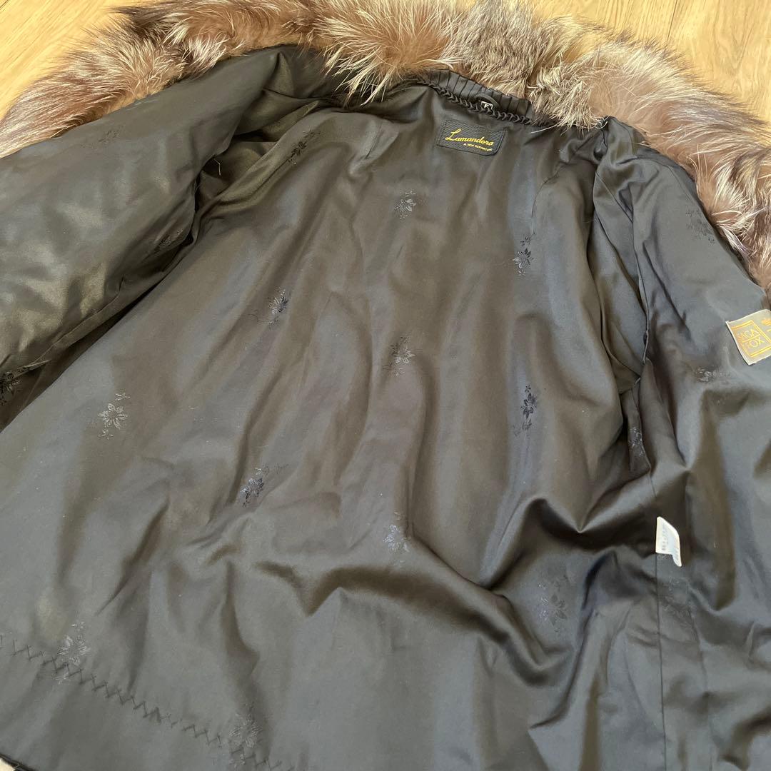 【極美品】金サガ SAGA FURSフォックス ファーコート ゴージャス