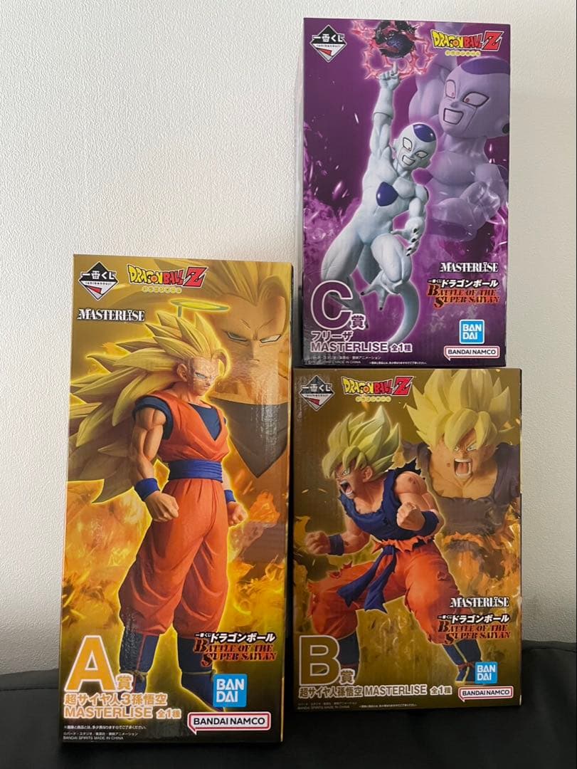 ドラゴンボール MASTERSIZE フィギュアセット A B C