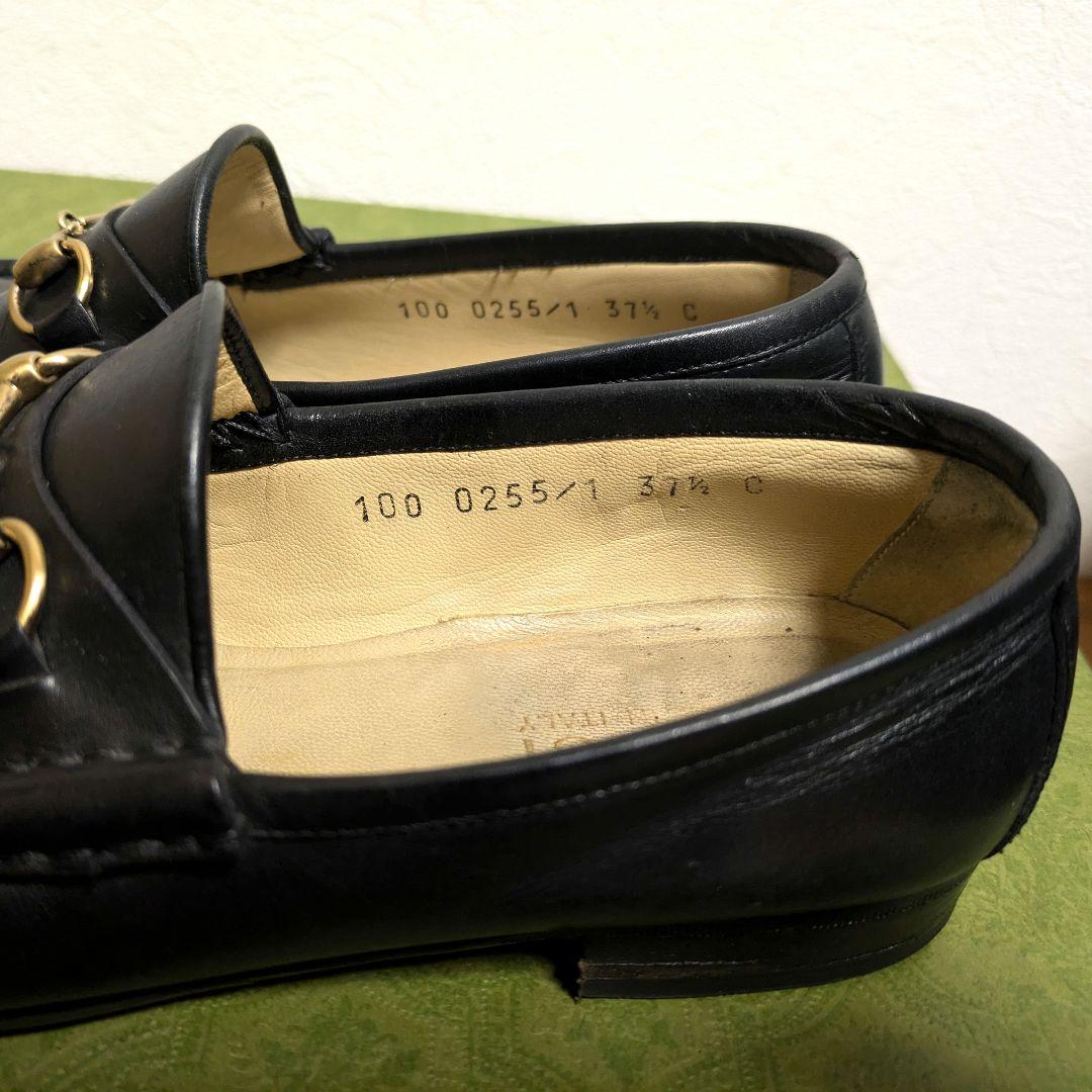 あ*や様 GUCCI　ホースビットローファー　黒　37 1/2