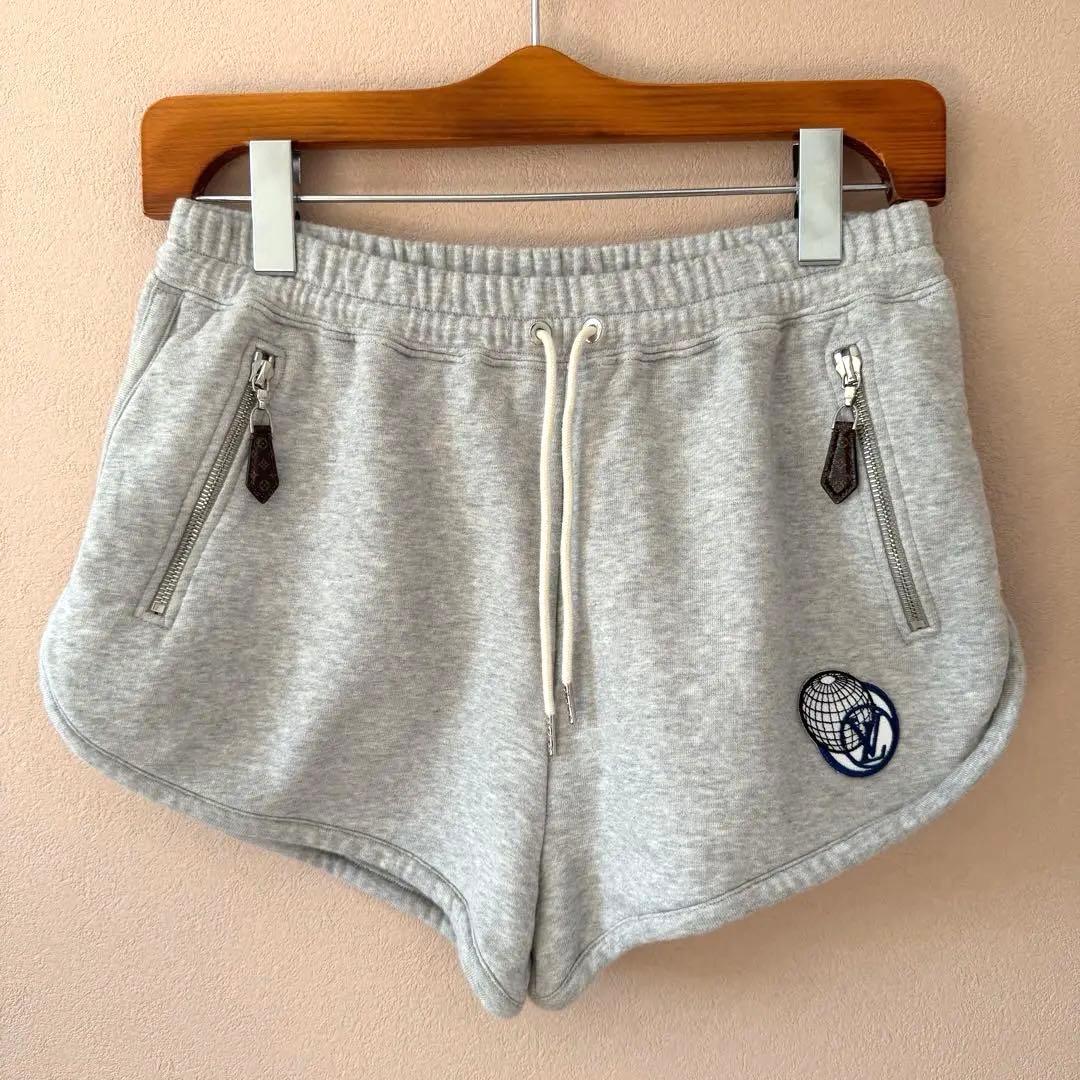 極美品✨ルイヴィトン　ショートパンツ　グレー　モノグラム　M