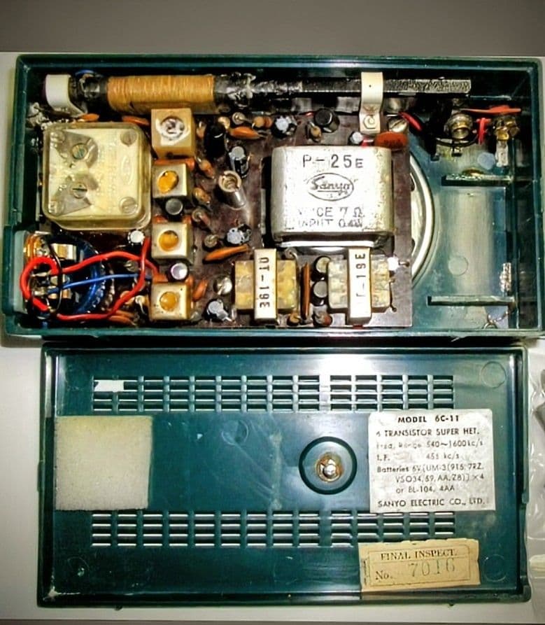 昭和レトロ　サンヨー　トランジスタ　ラジオ ６Ｃ－１１整備品