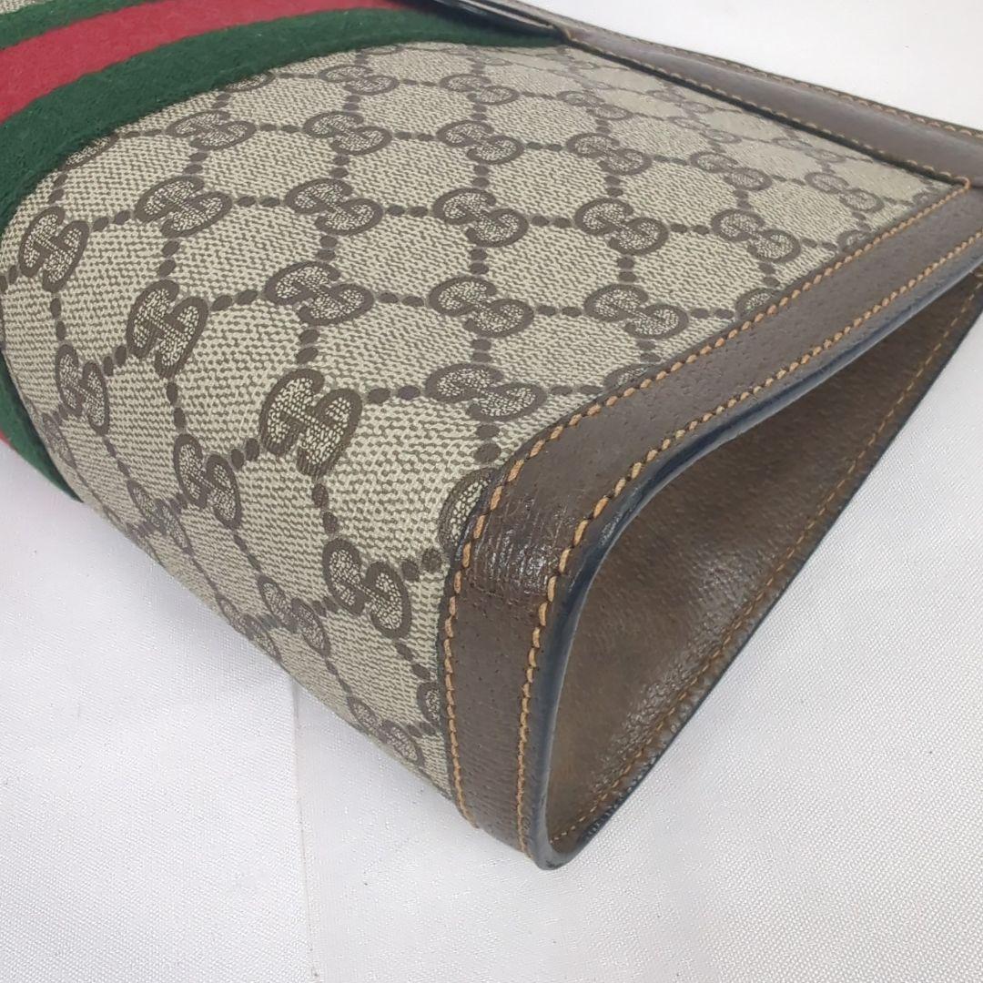 【美品】GUCCI グッチ GG柄 シェリー クラッチバッグ ポーチ