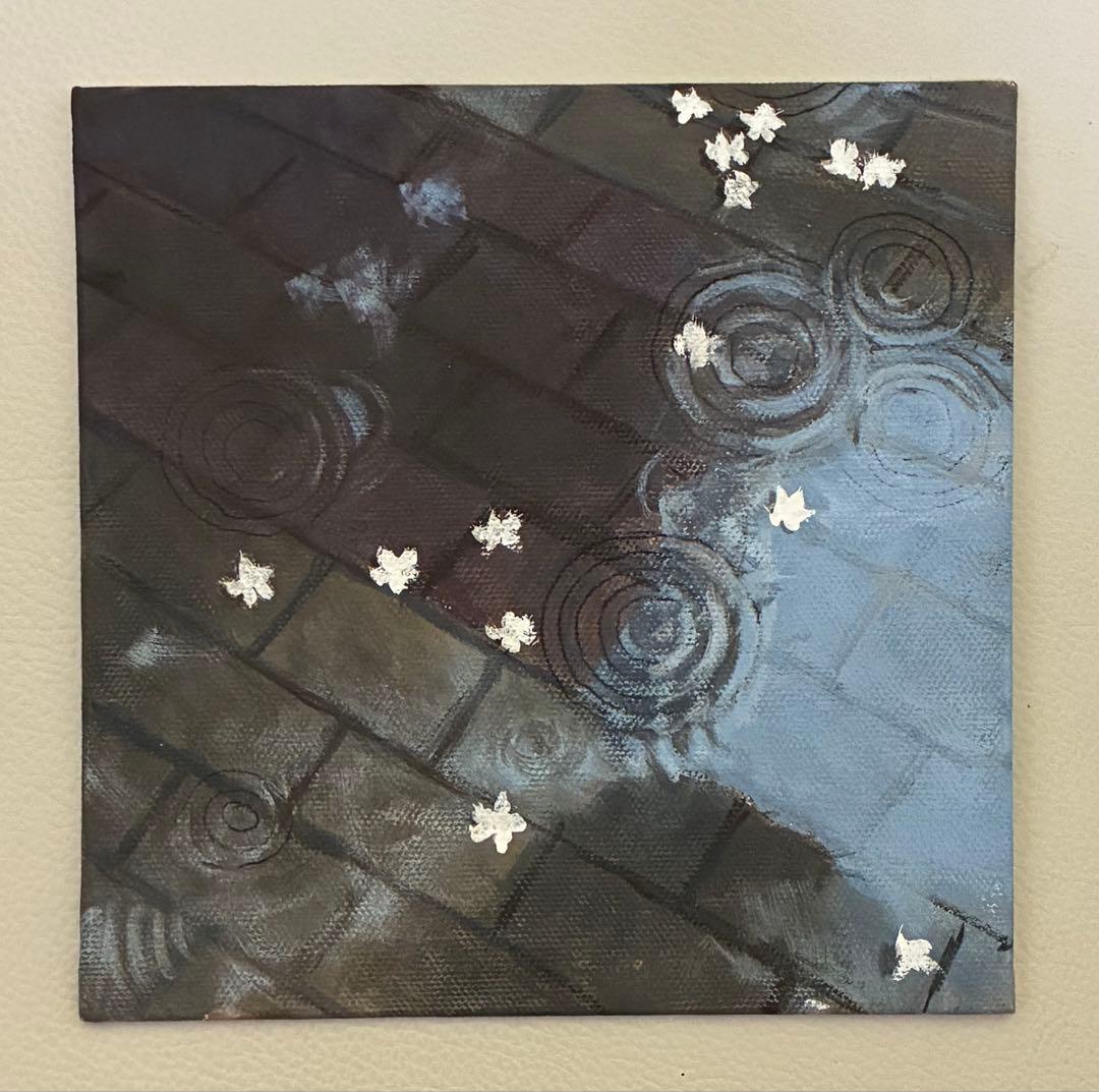 アクリル画　風景　1136