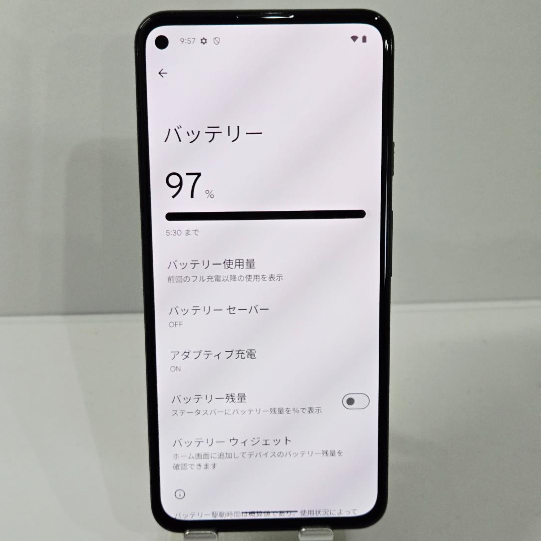 02 Google Pixel 5a(5G) ブラック SIMフリー 美品