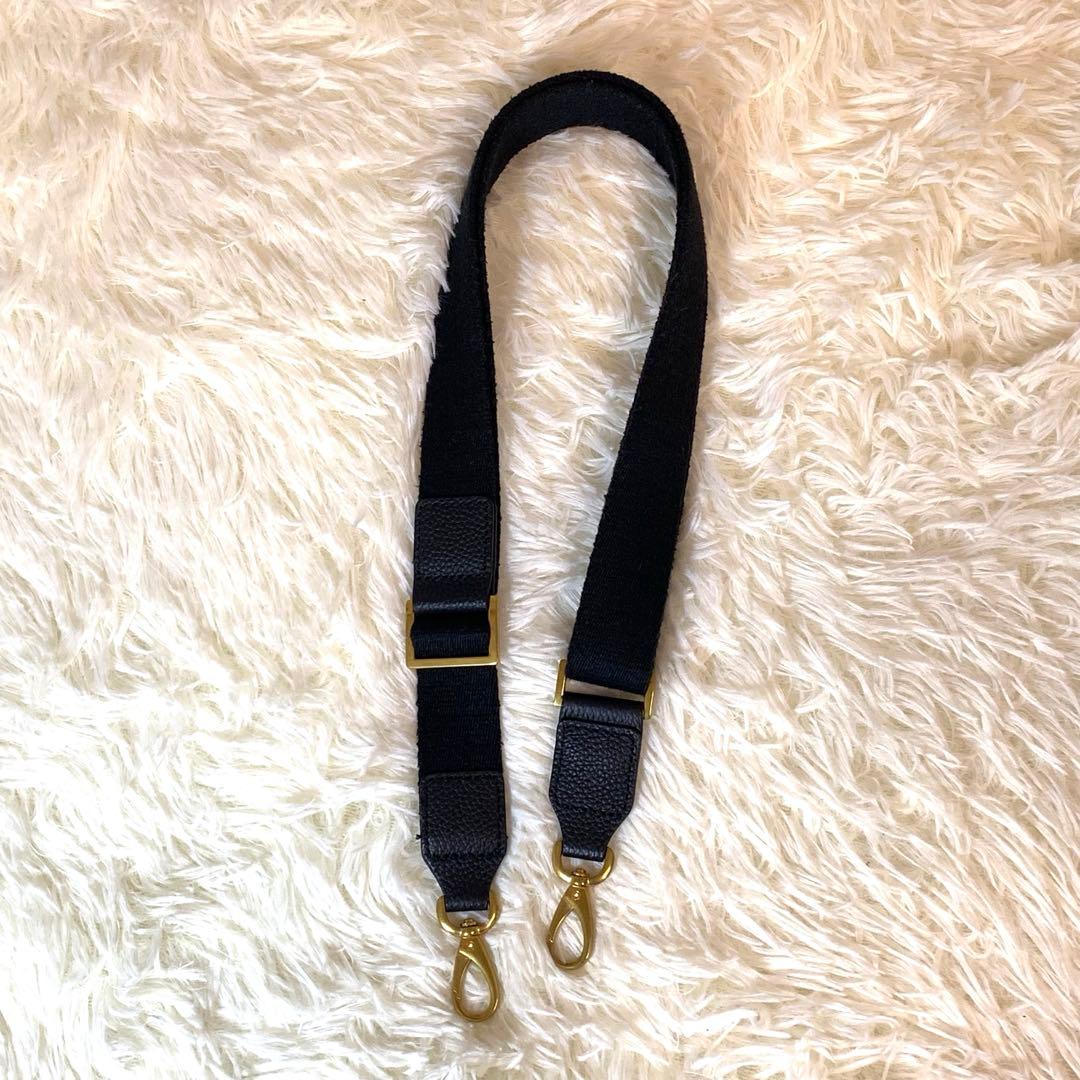 ROPE ロペ　リアルレザーナローベルトトートバッグ ブラック