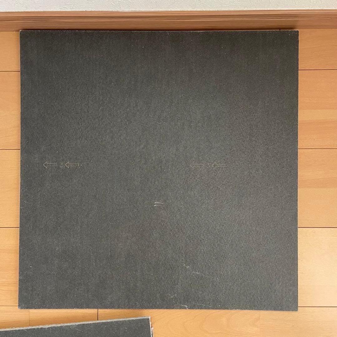 静床ライト 10枚 防音 ラグ タイルカーペット①　シープホワイト