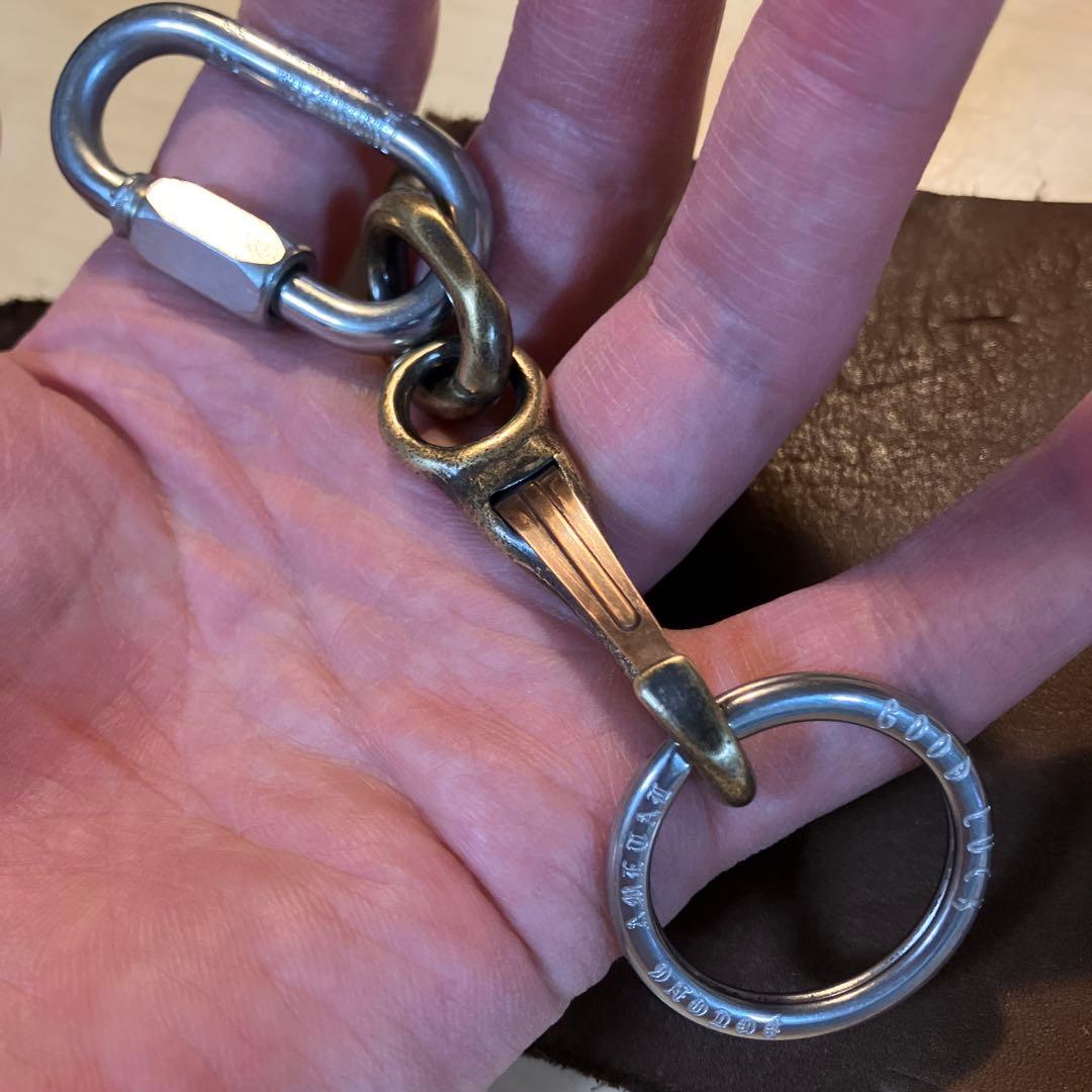 ヴィンテージフランス製カラビナ　north＆juddナスカン使用　キーチェーン！