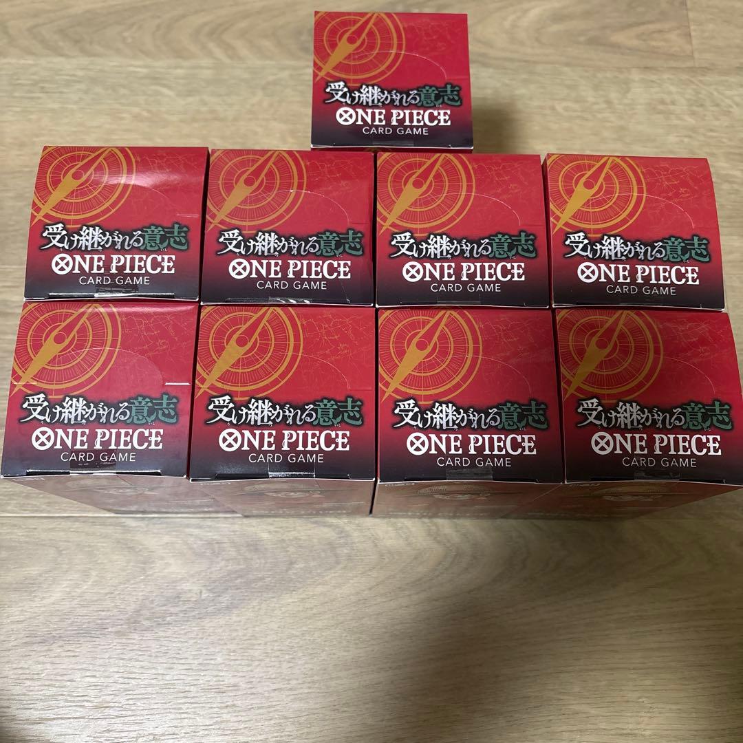 ワンピースカード 受け継がれる意志 9BOX テープ付き 新品未開封