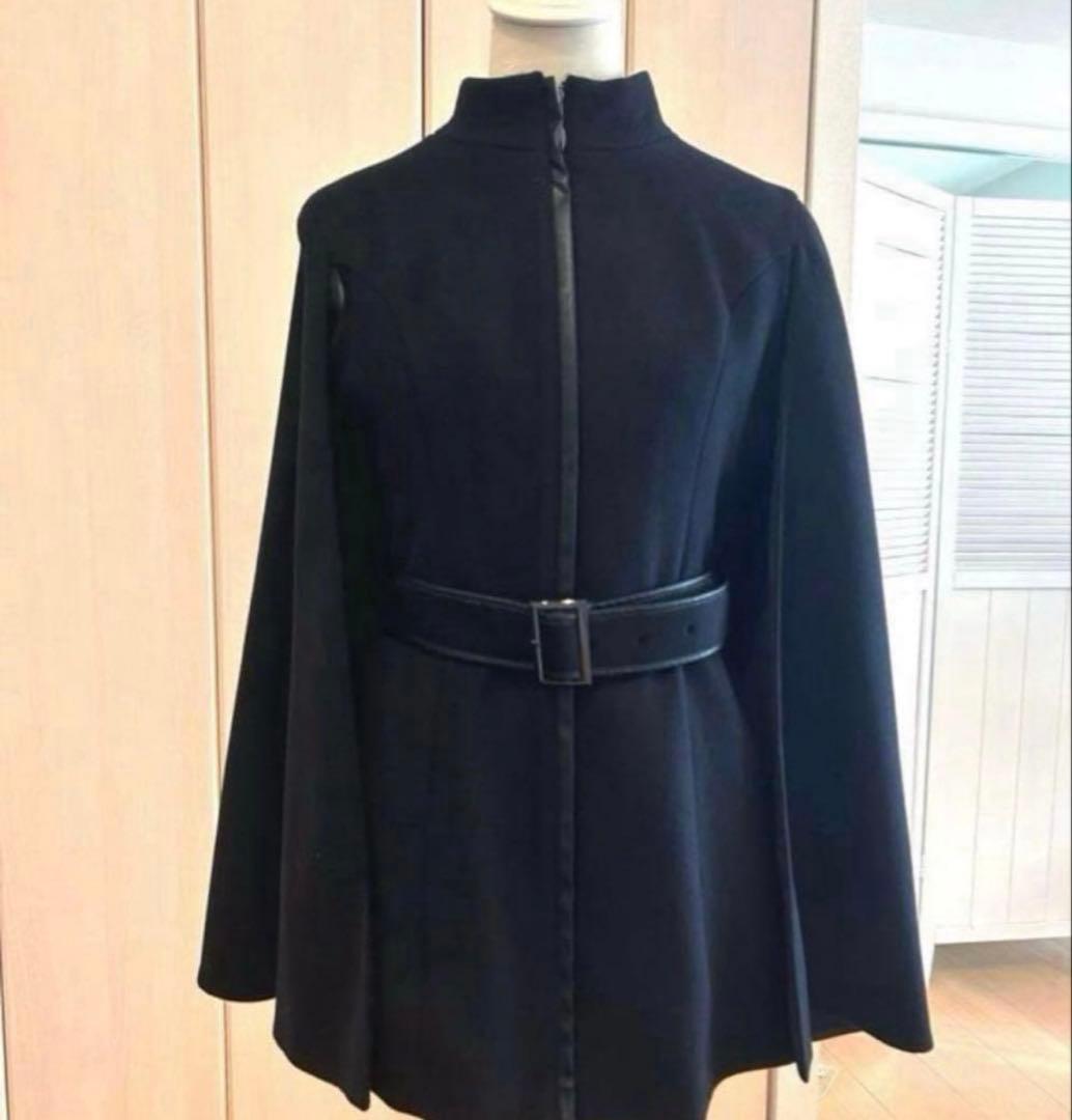 アンビエント クラシックウールケープコート