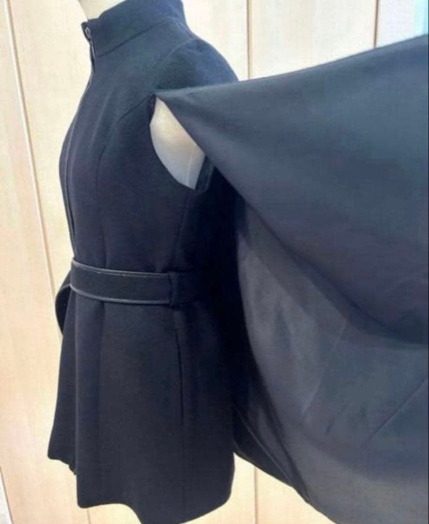 アンビエント クラシックウールケープコート