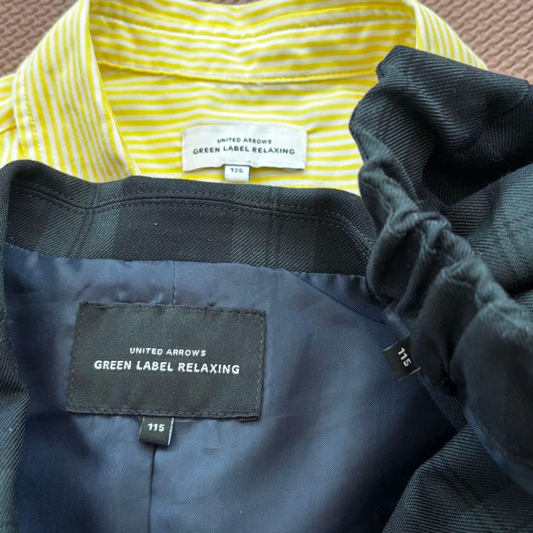 ユナイテッドアローズ　グリーンレーベル　リラクシング★スーツ★115★卒園　入学