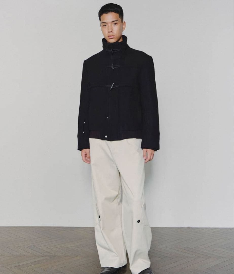 sairenssei Rope-Linked Wool Coat 深水光太