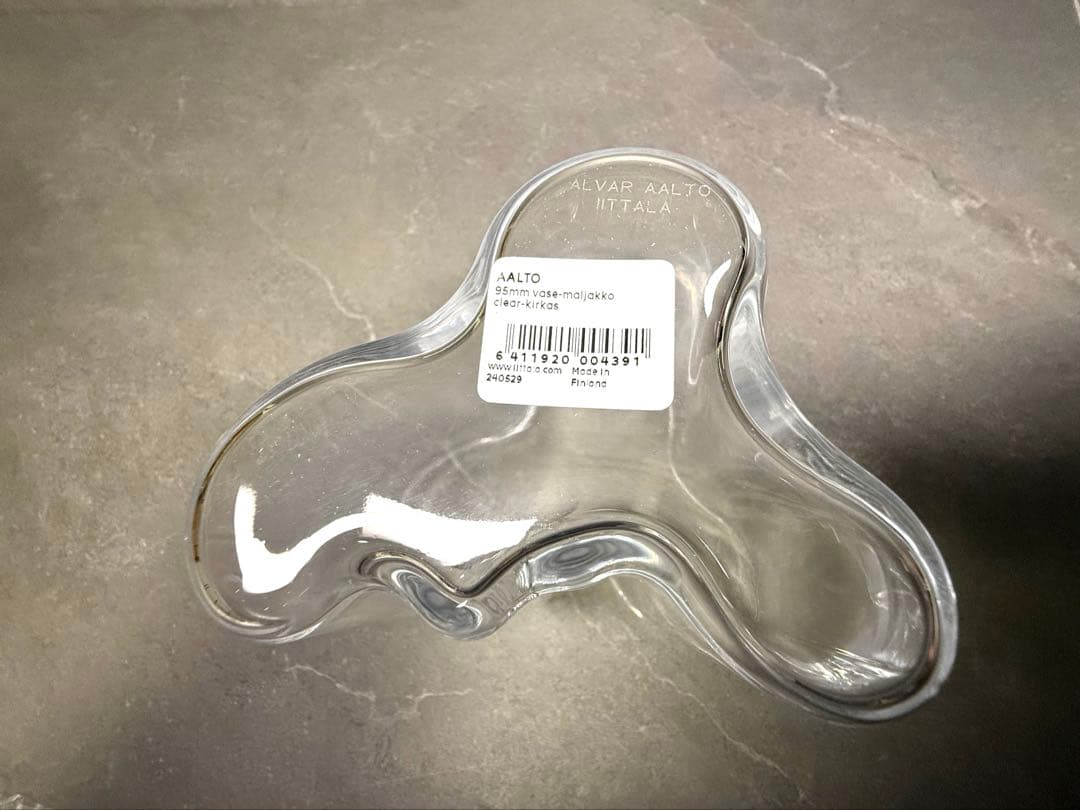 新品  イッタラ アルヴァ・アアルト ベース 95mm 花びん