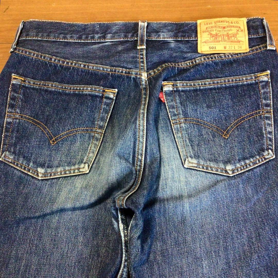 97年USA製リーバイス501 W32 股下71cm グランジデニム