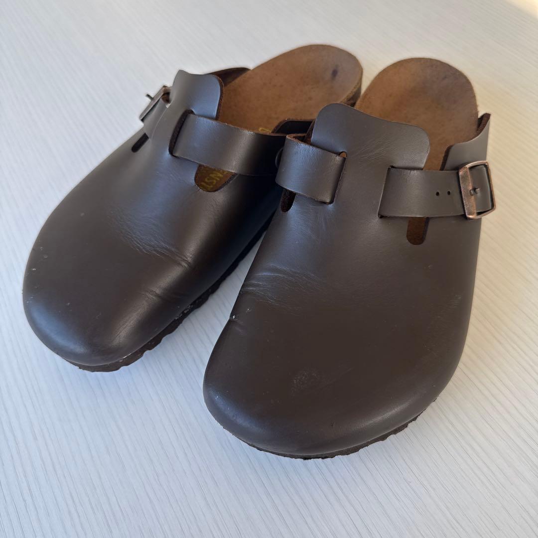 2024モデルビルケンシュトック ボストン39 25cm ブラウン