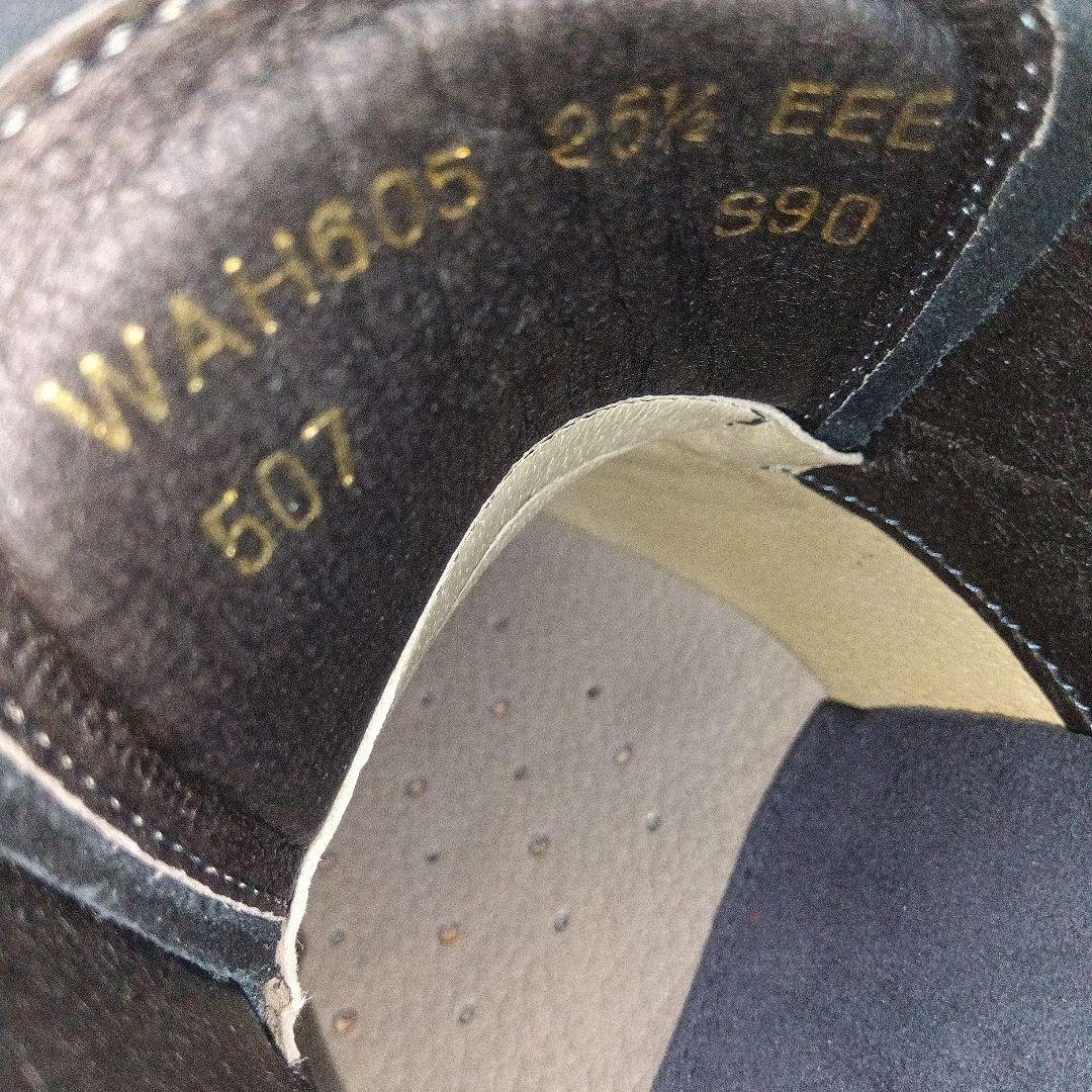 【未使用級】アシックス ランウォーク　ビジネスシューズ Uチップ 25.5cm黒