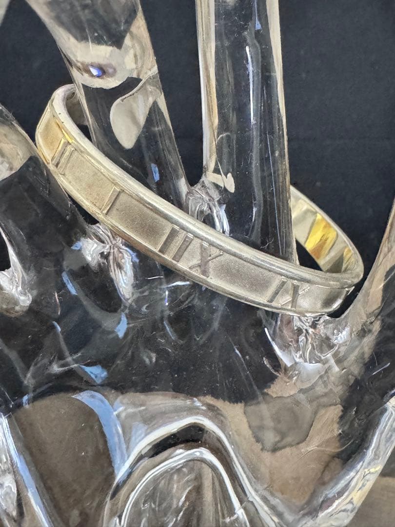 パ*ン様 ティファニー アトラス カフ バングル ブレスレット SV925 美品