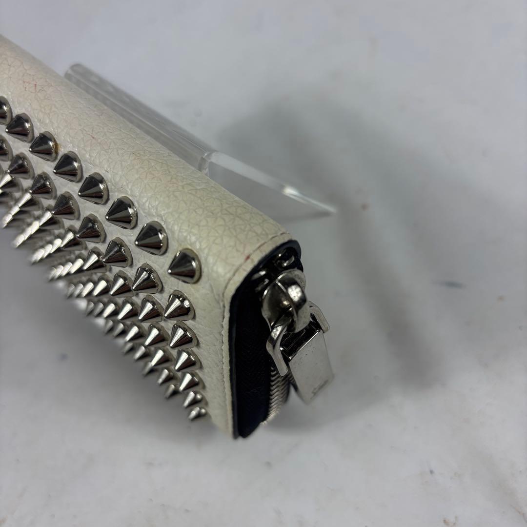 クリスチャンルブタン スタッズ レザー ケース カードケース ウォレット