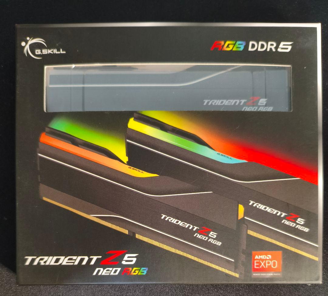 メモリ　G.SKILL　DDR5 6000MHz 16GB×2 32GB