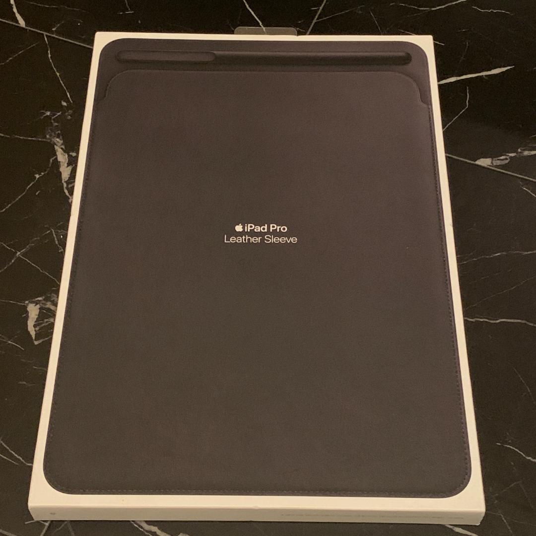 純正品 iPad Pro 10.5 レザースリーブ ブラック MPU62FE/A