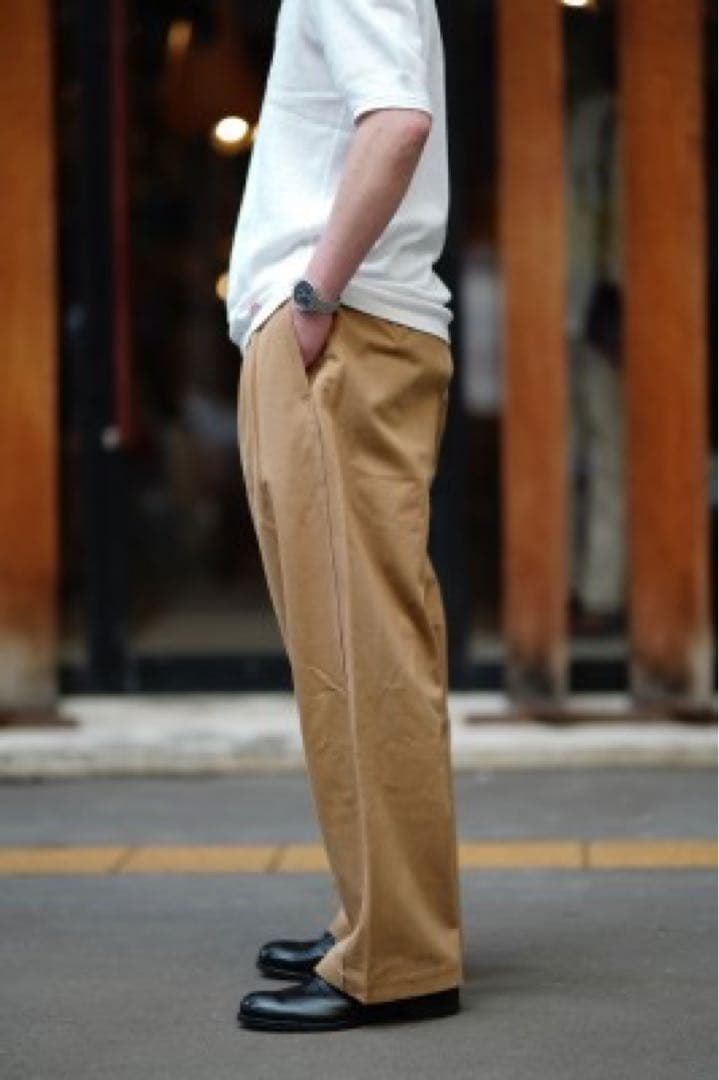 AUBERGE CC BAGS オーベルジュ　チノパン　茶綿