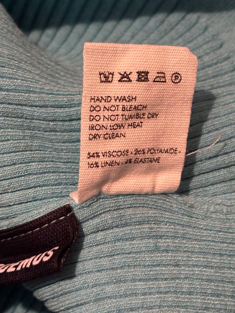 jacquemus ジャックムス　リブニット　カットソー　水色