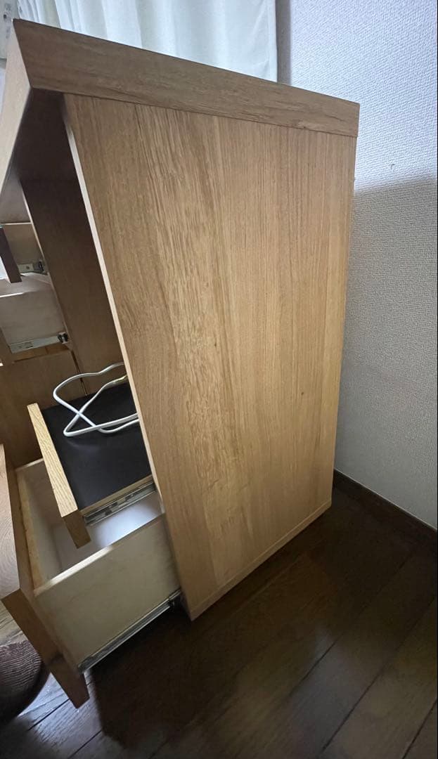 （直接引取:埼玉）ナチュラルウッド キャビネット・サイドボード　フランフラン