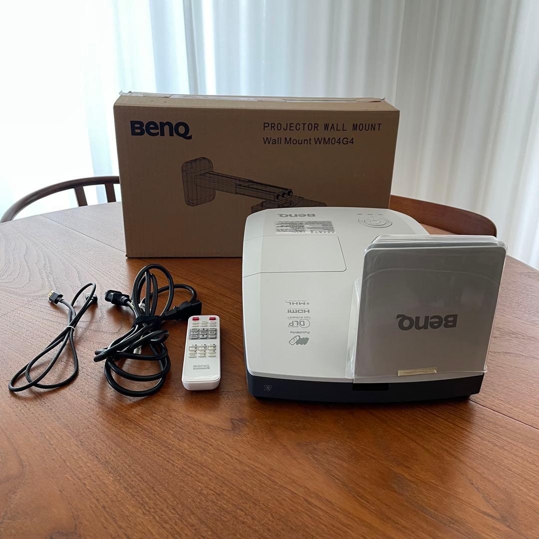 BenQ MH856UST 3500lm 超短焦点プロジェクター 壁付けキット付