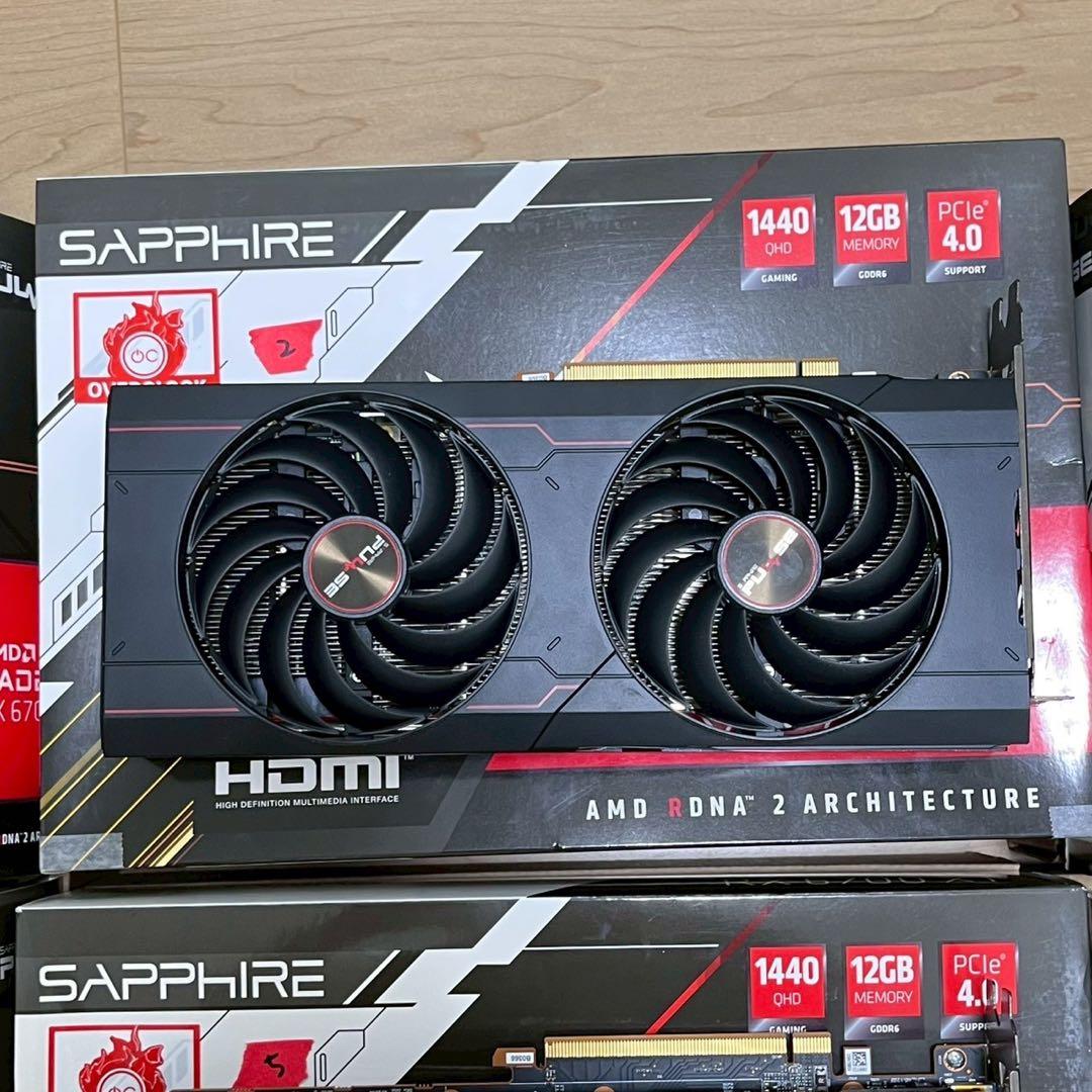 RX6700XT マイニング落ち ７枚セット luffy