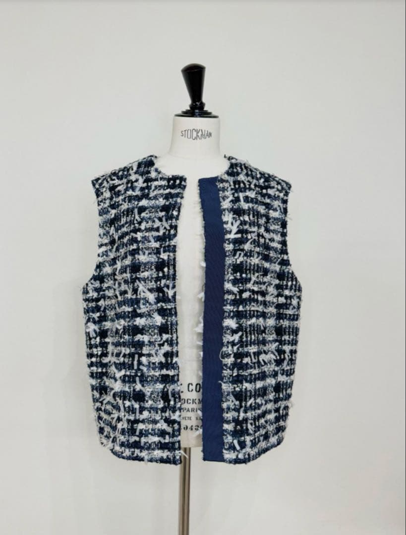【2/3本日までの限定お値下げ】OHGA オーガ　TWEED VEST