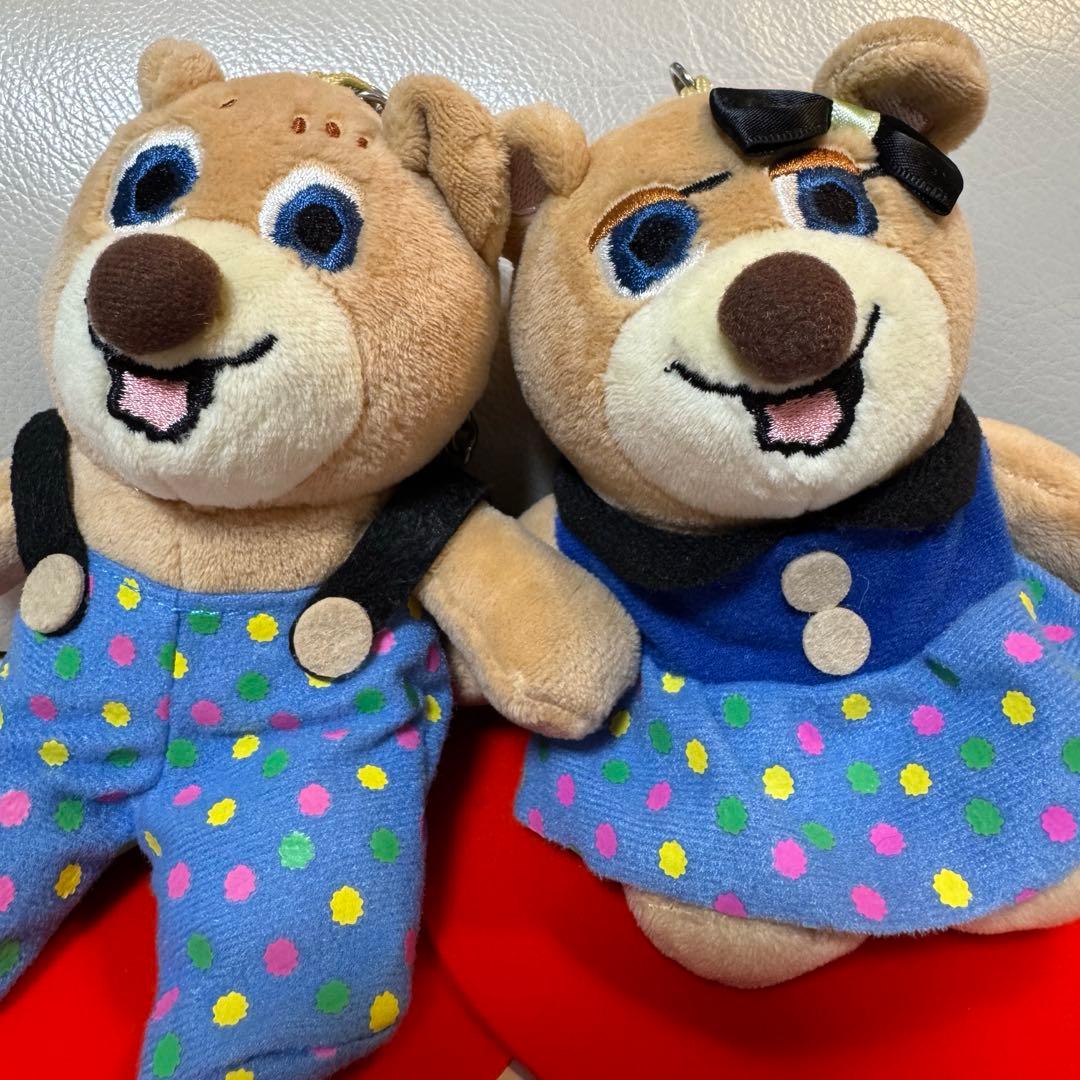 FEILER オールドテディ　リナ＆ニコ チャーム　キーホルダー