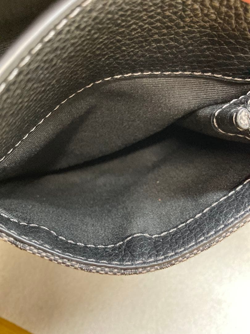 ✨良品✨COACH ブラックレザー ショルダーバッグ※訳あり★