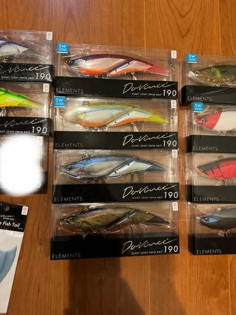 ダヴィンチ190 10個セット　ランブルフィッシュテール