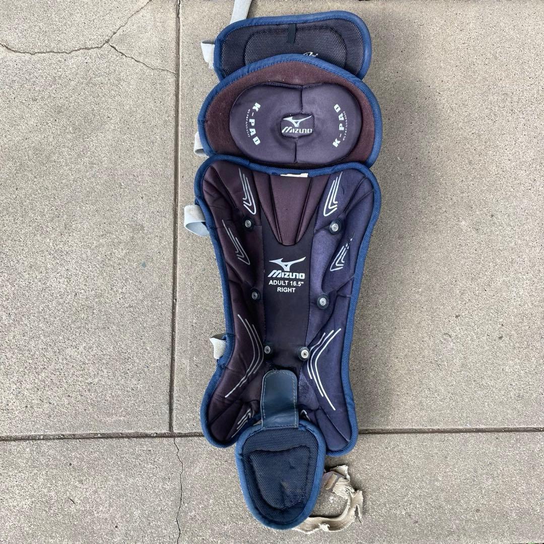 【最終値下げ！】ミズノプロ　硬式キャッチャー用プロテクター　レガース