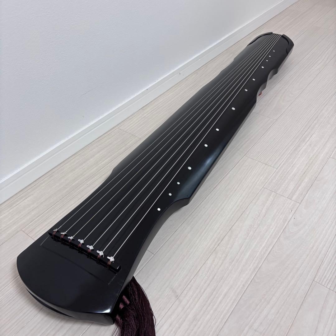 高級 中国箏 お琴 古琴　7弦　収納袋付き