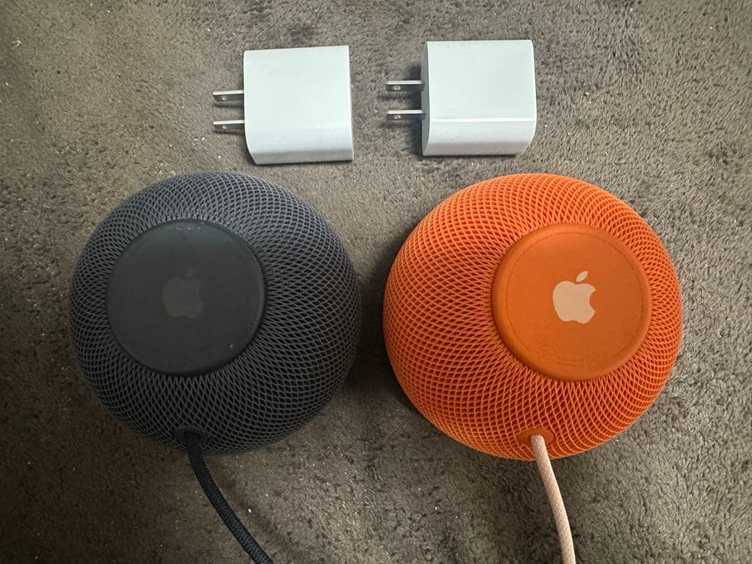 Apple Pod mini ホームポッドミニ　ブラック　オレンジ