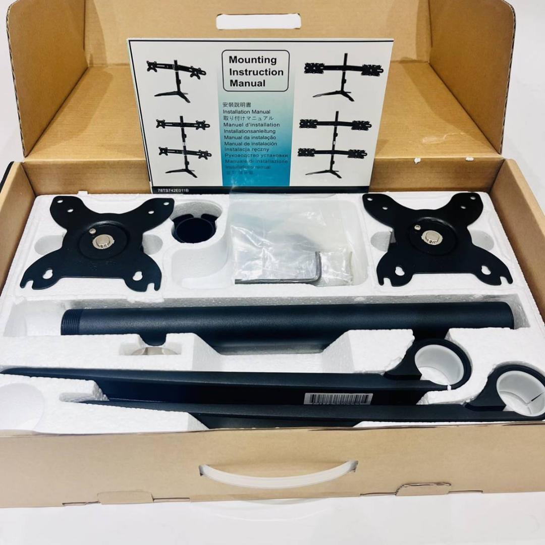 SilverStone モニターアーム ブラック SST-ARM23BS 外箱有