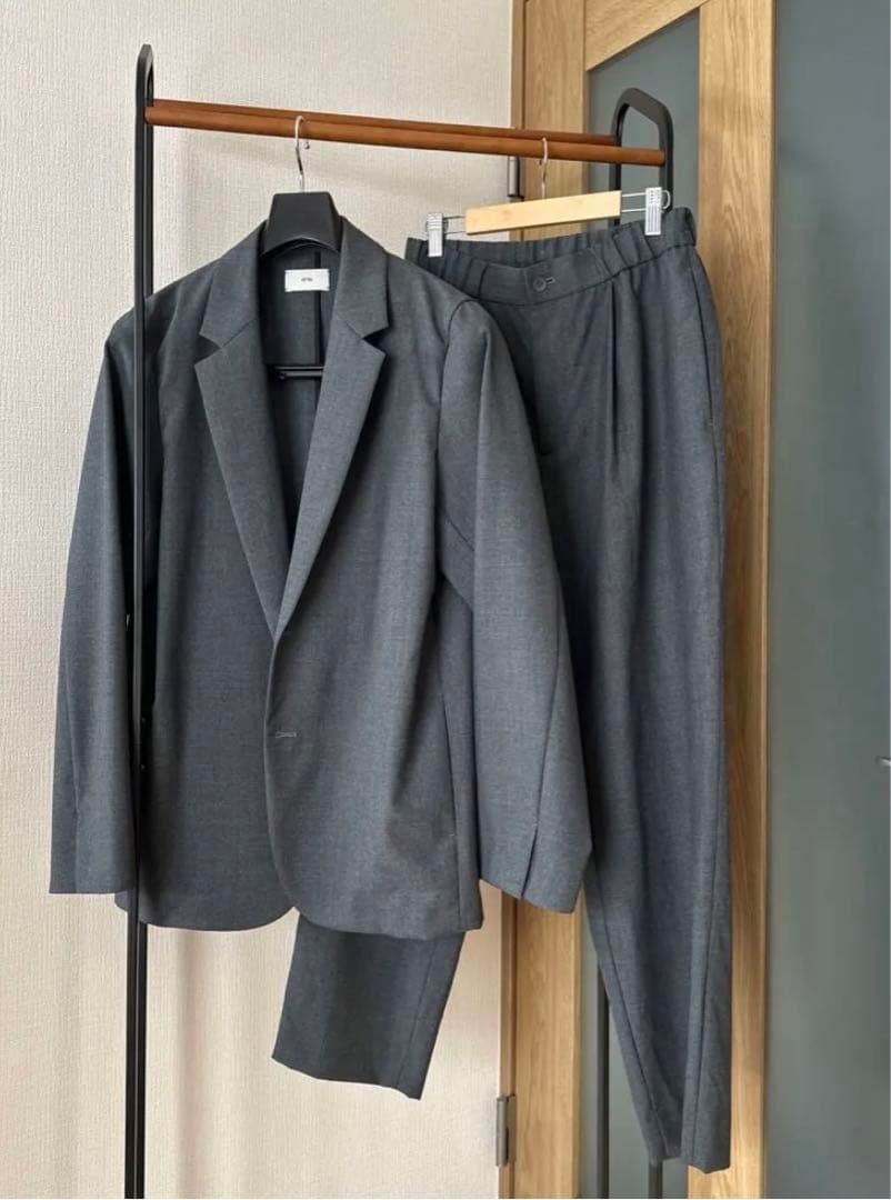 ATON 【エイトン】WOOL TROPICAL JACKET セットアップ