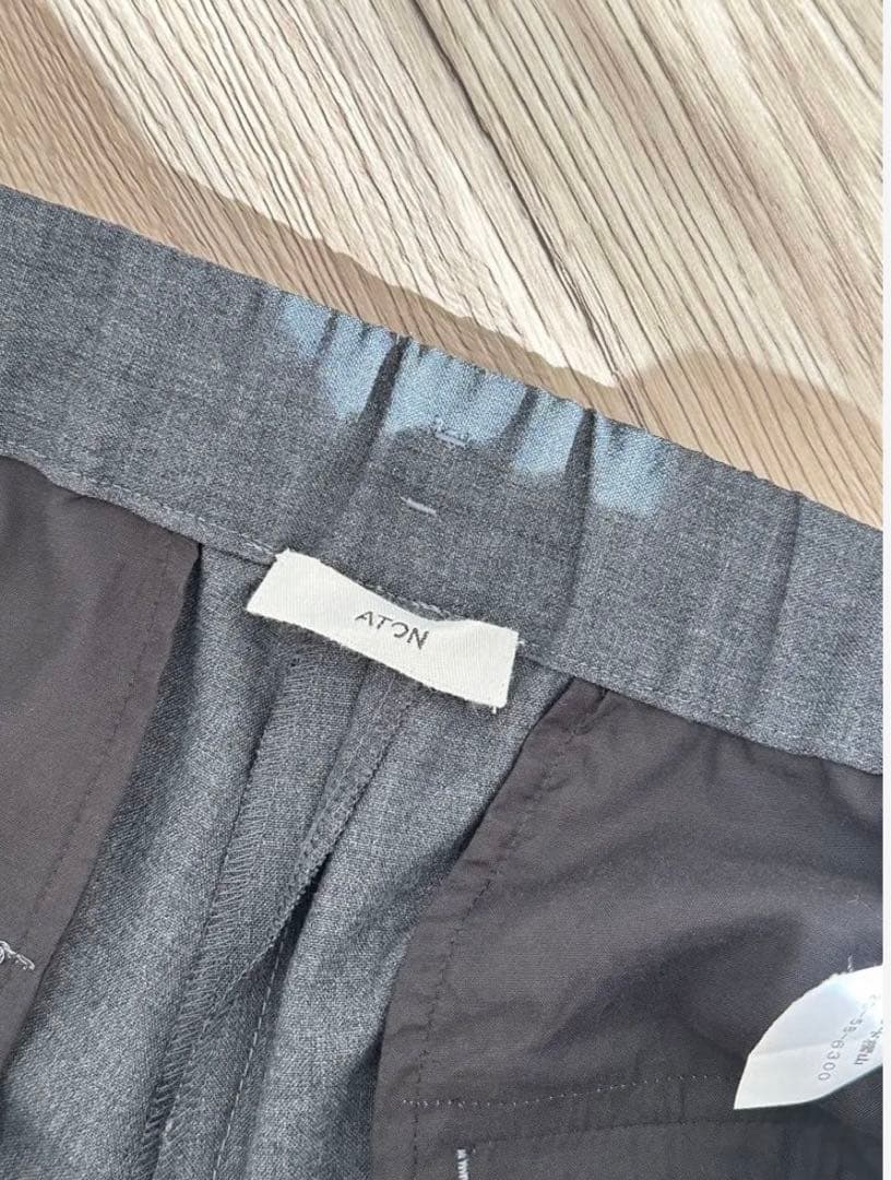 ATON 【エイトン】WOOL TROPICAL JACKET セットアップ